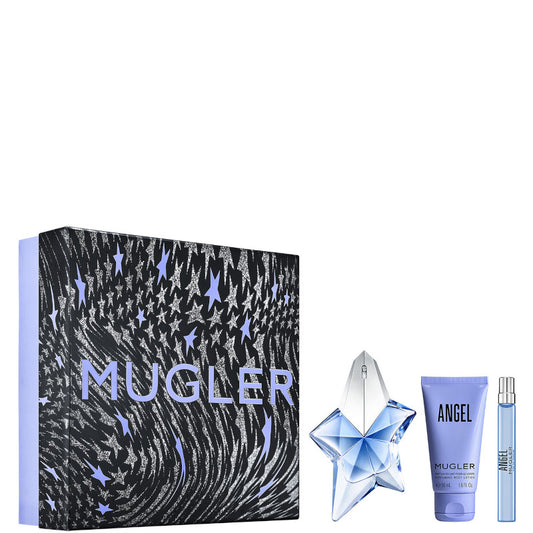 Angel EDP Cofanetto 50 ML Eau de Parfum + 50 ML Body Lotion + 10 ML Eau de Parfum