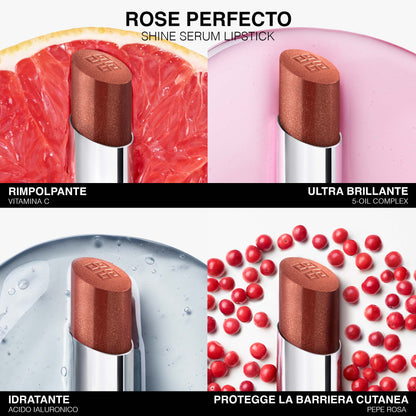 Rose Perfecto Shine Serum Lipstick