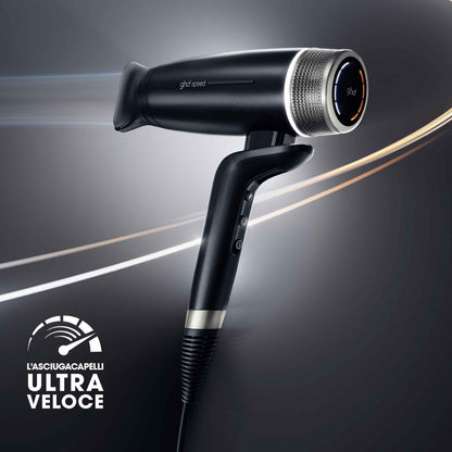 ghd Speed - asciugacapelli professionale nero opaco