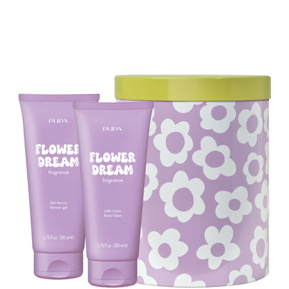 HAPPYBOX KIT 1 FLOWER DREAM 200 ML Latte Corpo + 200 ML Gel Doccia