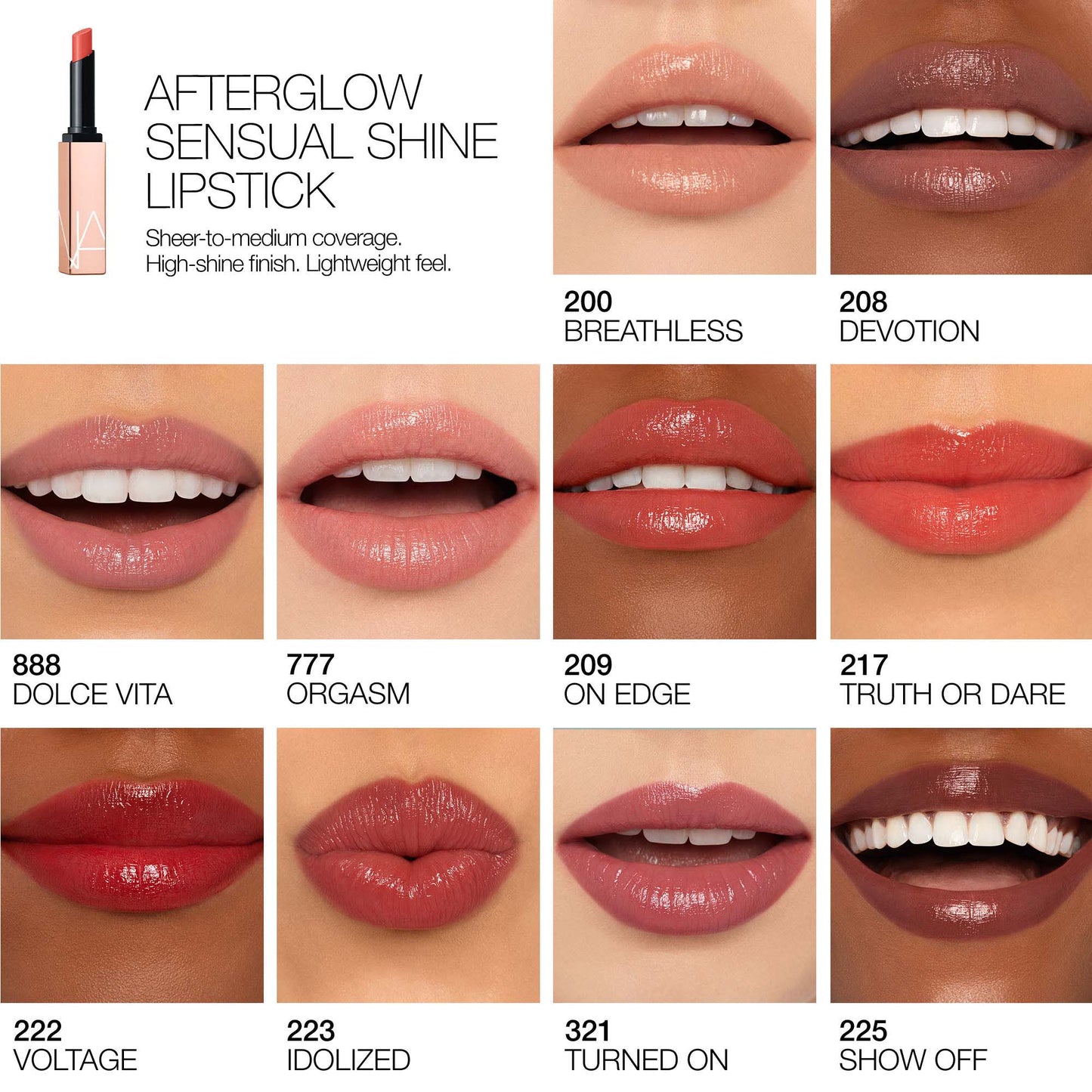 Nars Afterglow Lipstick