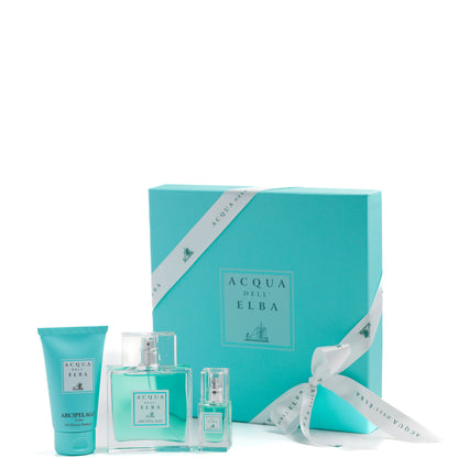 Acqua dell'Elba Arcipelago Uomo EDP Confezione 100 ML Eau de Parfum + 15 ML Eau de Parfum + 75 ML Shower gel