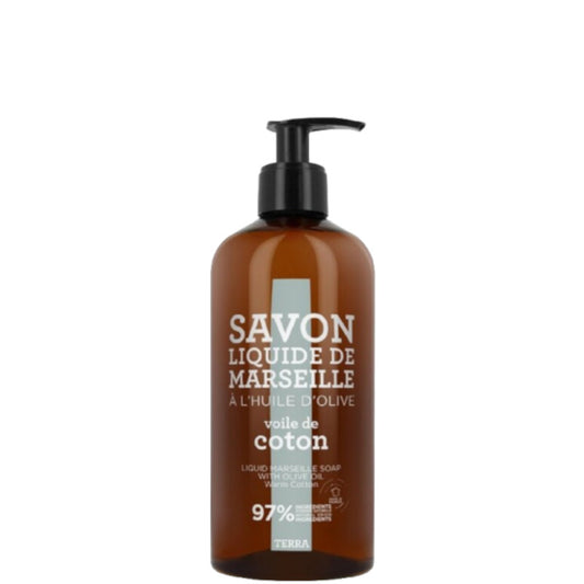 TERRA - Voile de Coton Savon Liquide de Marseille 500 ML