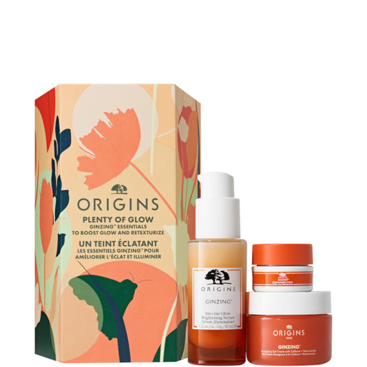 Origins PLENTY OF GLOW 30 ML Siero viso + 30 ML Crema Viso + 5 ML Crema Occhi