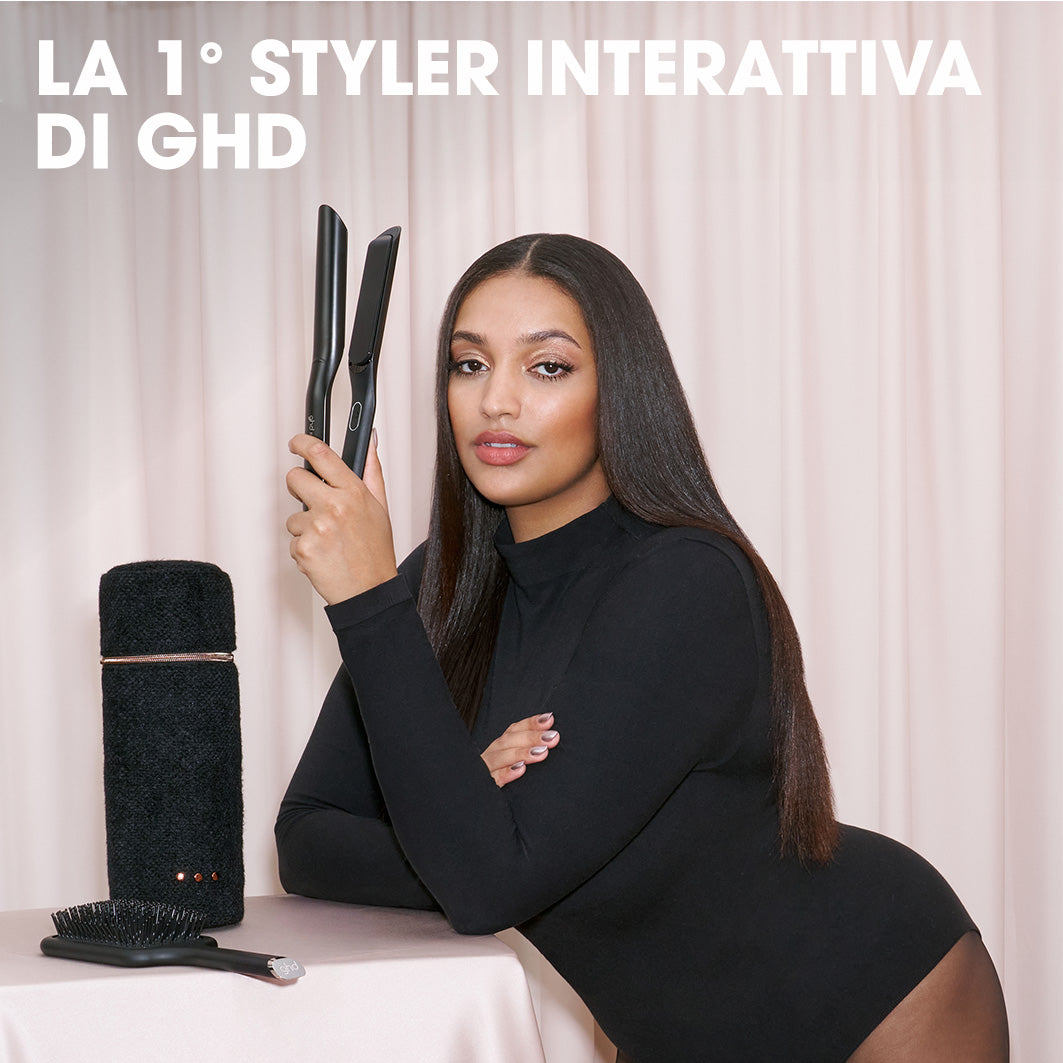 ghd sculpt interactive hair straightener gift set in black