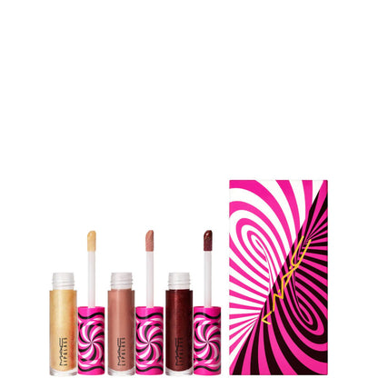 mini MAC Tiny Tricks Mini Lipglass Trio 3 x Mini Gloss