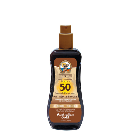 Spray Gels Sunscreen SPF 50 con effetto Bronze 237 ML