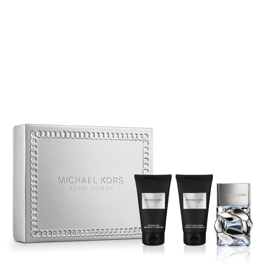 Michael Kors Pour Homme Confezione 50 ML Eau de Parfum + 50 ML Shower Gel + 50 After Shave Balm