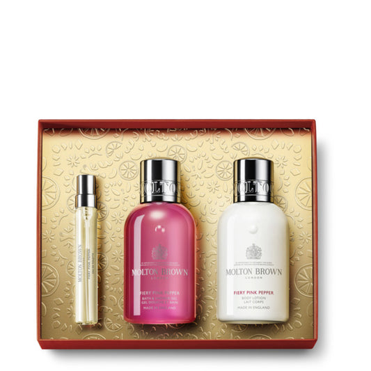 Fiery Pink Pepper Travel Gift Set 7,5 ML Eau de Toilette + 100 ML Shower Gel + 100 ML Body Lotion