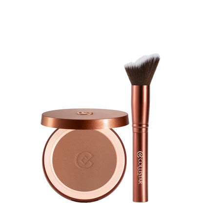 Terra Polvere Abbronzante Effetto Seta + Pennello Contouring