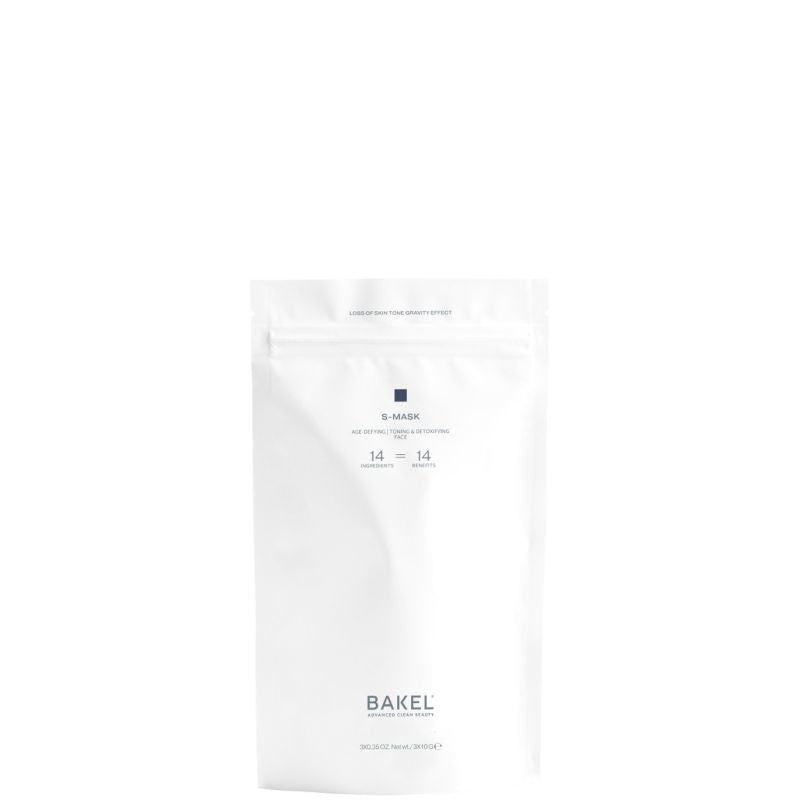 Bakel S-MASK 3X10G Maschera anti-età tonificante e detossinante 3 x 10 gr