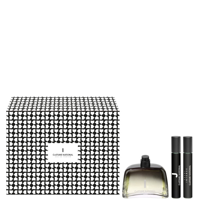 Costume National I For Men Confezione 100 ML Eau de Parfum + 7,5 ML Purse Spray J + 7,5 ML Purse Spray Scent Intense