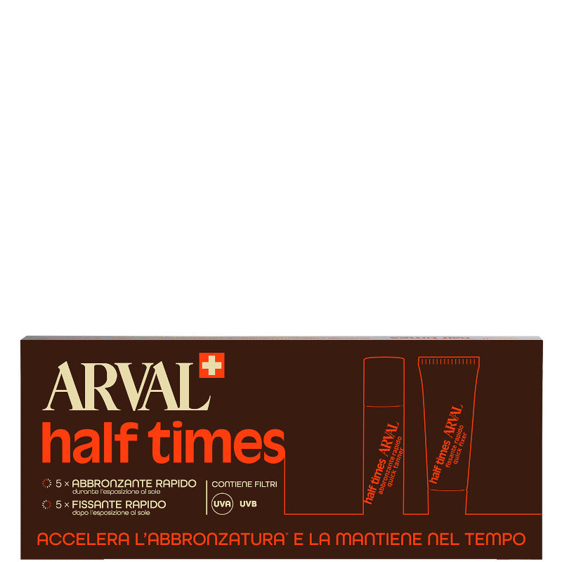 Half Times - SPF 6 5 x 10 ml Abbronzante Rapido + 5 x 10 ml Fissante Rapido