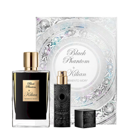 Kilian Paris Black Phantom - "Memento Mori" Icon Set 50 ML Eau de Parfum + 7,5 ML Travel Spray