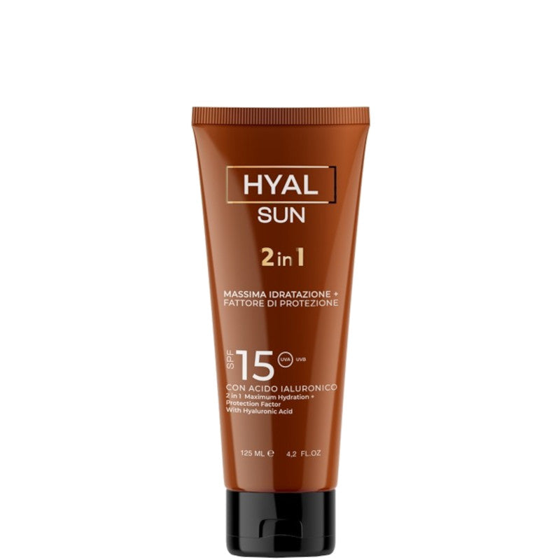 Hyal Sun - Crema Solare SPF 15 2 in 1 Viso/Corpo 125 ML