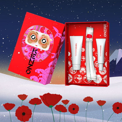 Flower by kenzo EDP Confezione 50 ML Eau de Parfum + 75 ML Latte Corpo + 20 ML Crema Mani