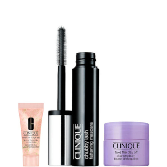 Chubby Lash Fattening Mascara - Mascara Volume Immenso Confezione Mascara Nero Chubby Lash + 15 ML Balsamo Struccante + 5 ML Crema Contorno Occhi