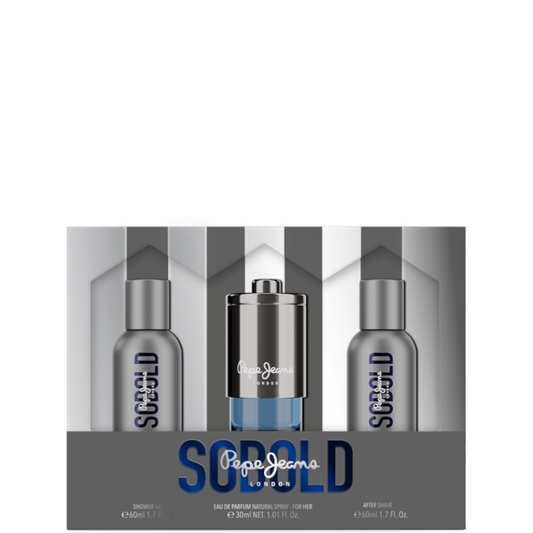 Pepe Jeans Sobold Confezione 30 ML Eau de Parfum + 60 ML Shower Gel + 60 ML After Shave Balm