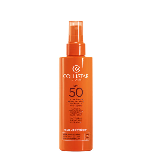 Latte Spray Abbronzante Idratante Viso Corpo SPF 50