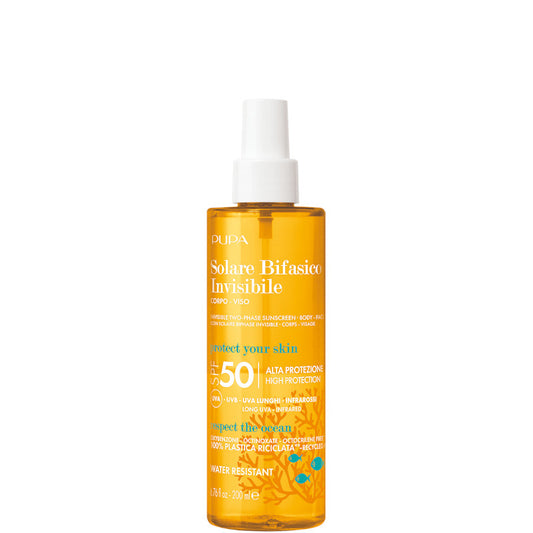 Solare Bifasico Invisibile SPF 50 Viso/Corpo 200 ML