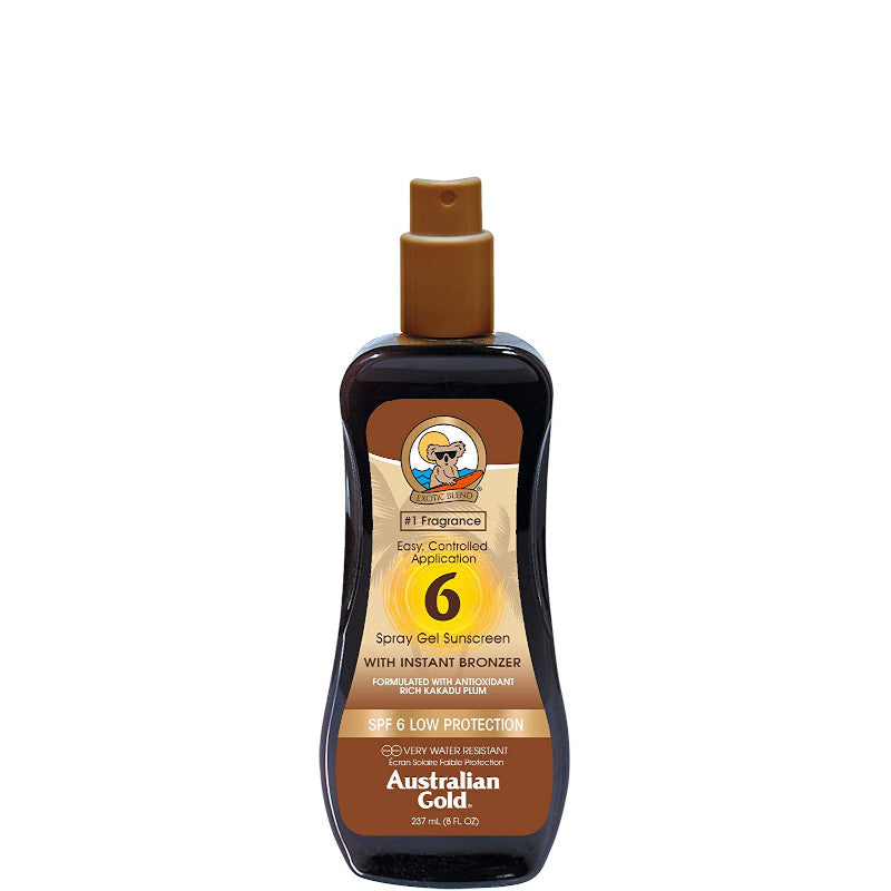 Spray Gels Sunscreen SPF 6 con effetto Bronze 237 ML