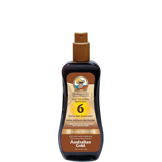 Spray Gels Sunscreen SPF 6 con effetto Bronze 237 ML