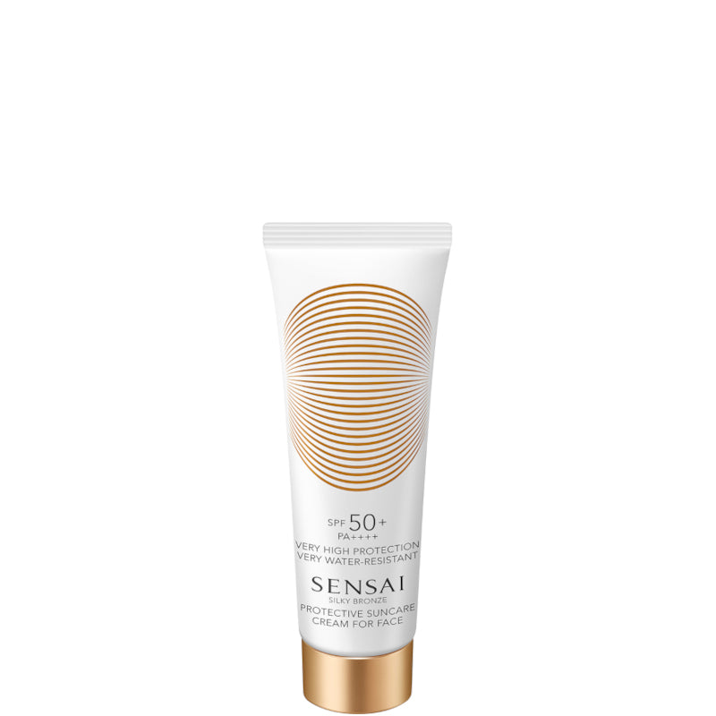 Silky Bronze - Protective Suncare Cream for Face SPF50+